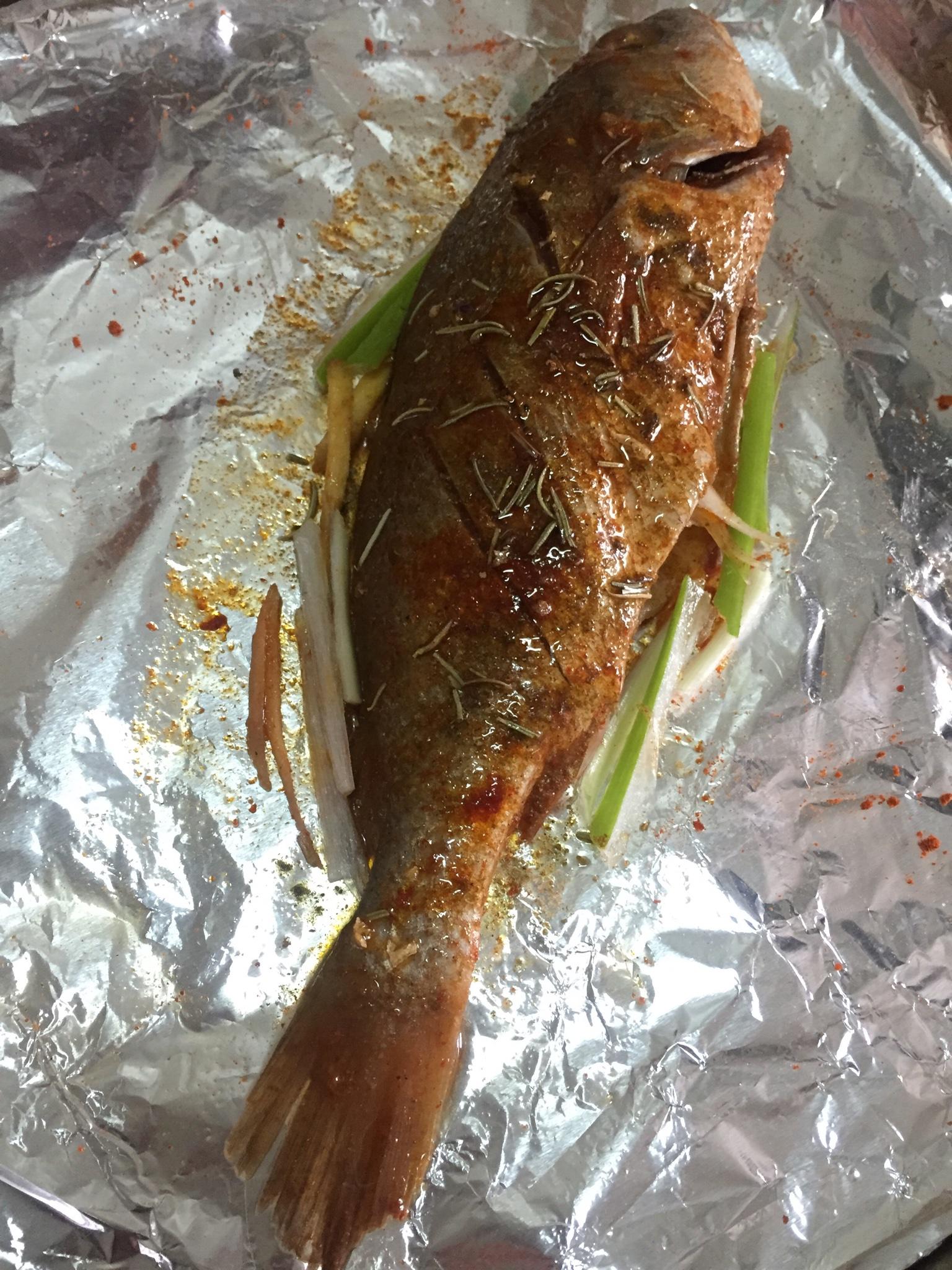 迷迭香烤黃花魚的做法 步骤5