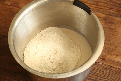 天然酵母版椒鹽芝麻燒餅的做法 步骤3