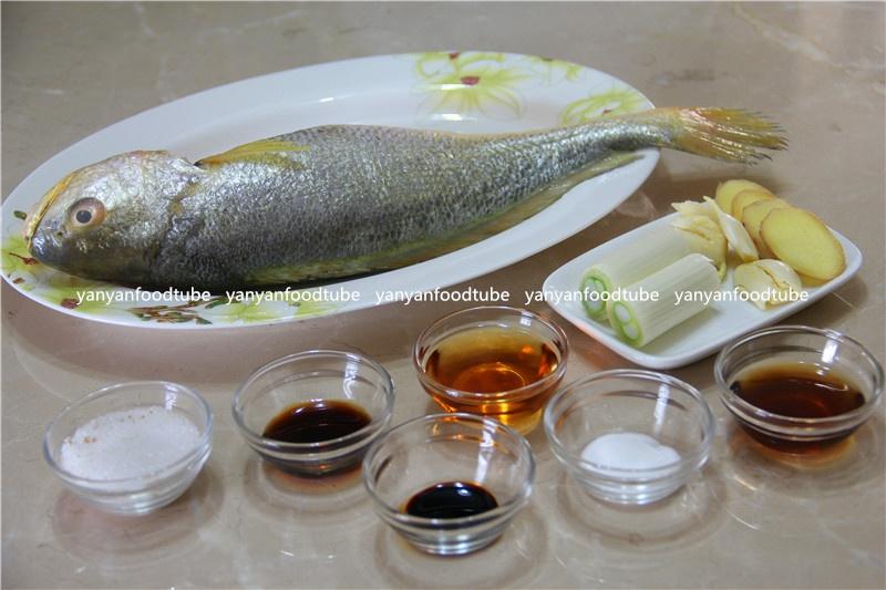 家常燒黃魚 Yellow sea fish的做法 步骤1