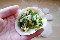 海米韭菜雞蛋水餃的做法 步骤15