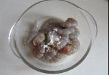 蝦仁蘆筍蟹味菇的做法 步骤2