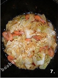 香辣河蝦燉白菜的做法 步骤5