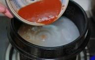 豆腐花蛤泡菜鍋的做法 步骤4