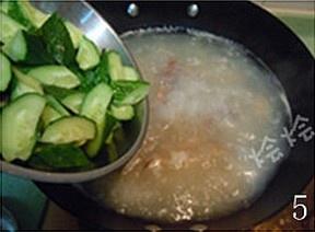 蛤蜊黃瓜湯的做法 步骤5