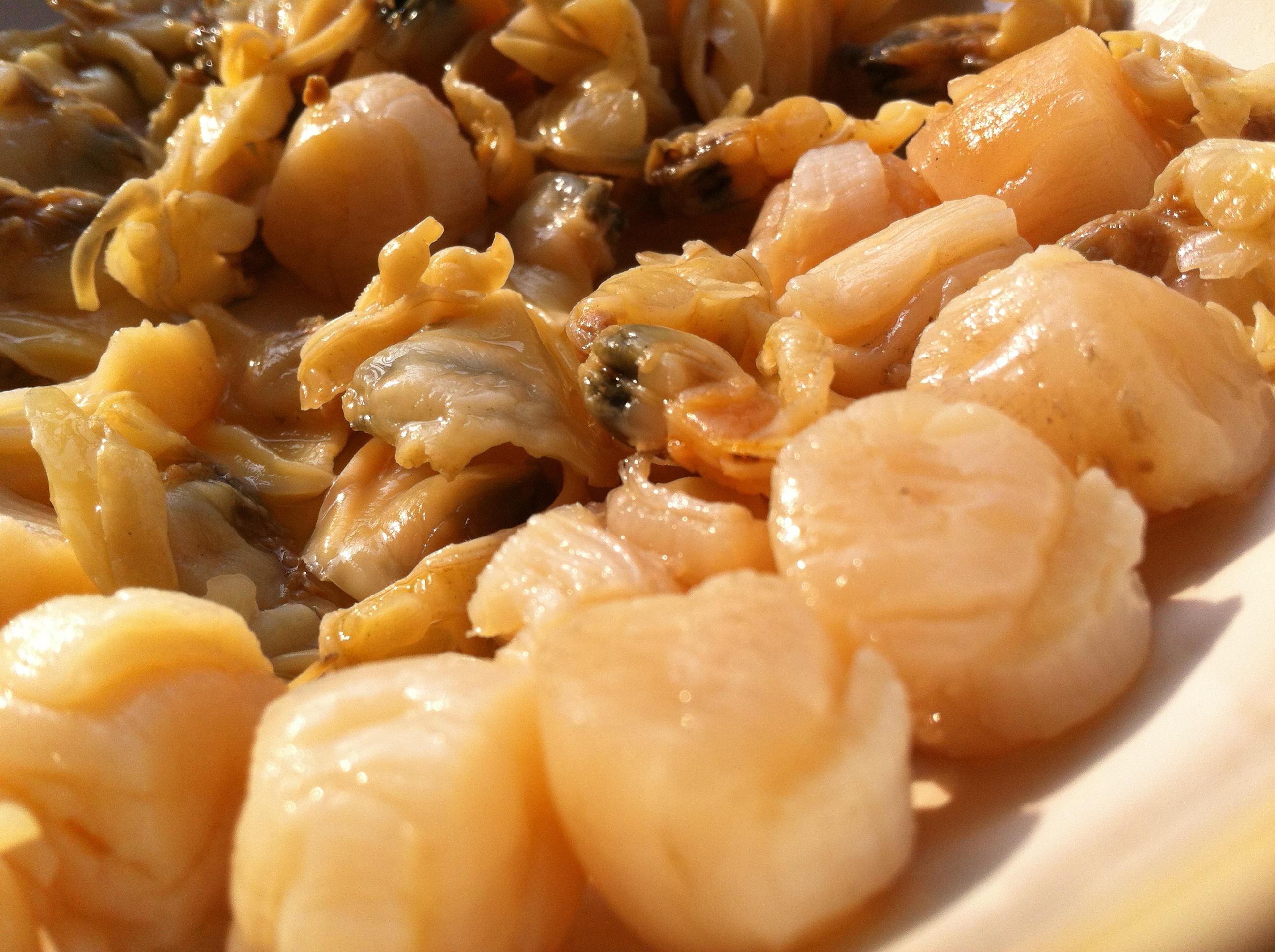 乾貝蛤蜊海鮮粥的做法 步骤2
