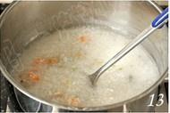 文蛤乾貝鮮蝦粥的做法 步骤13
