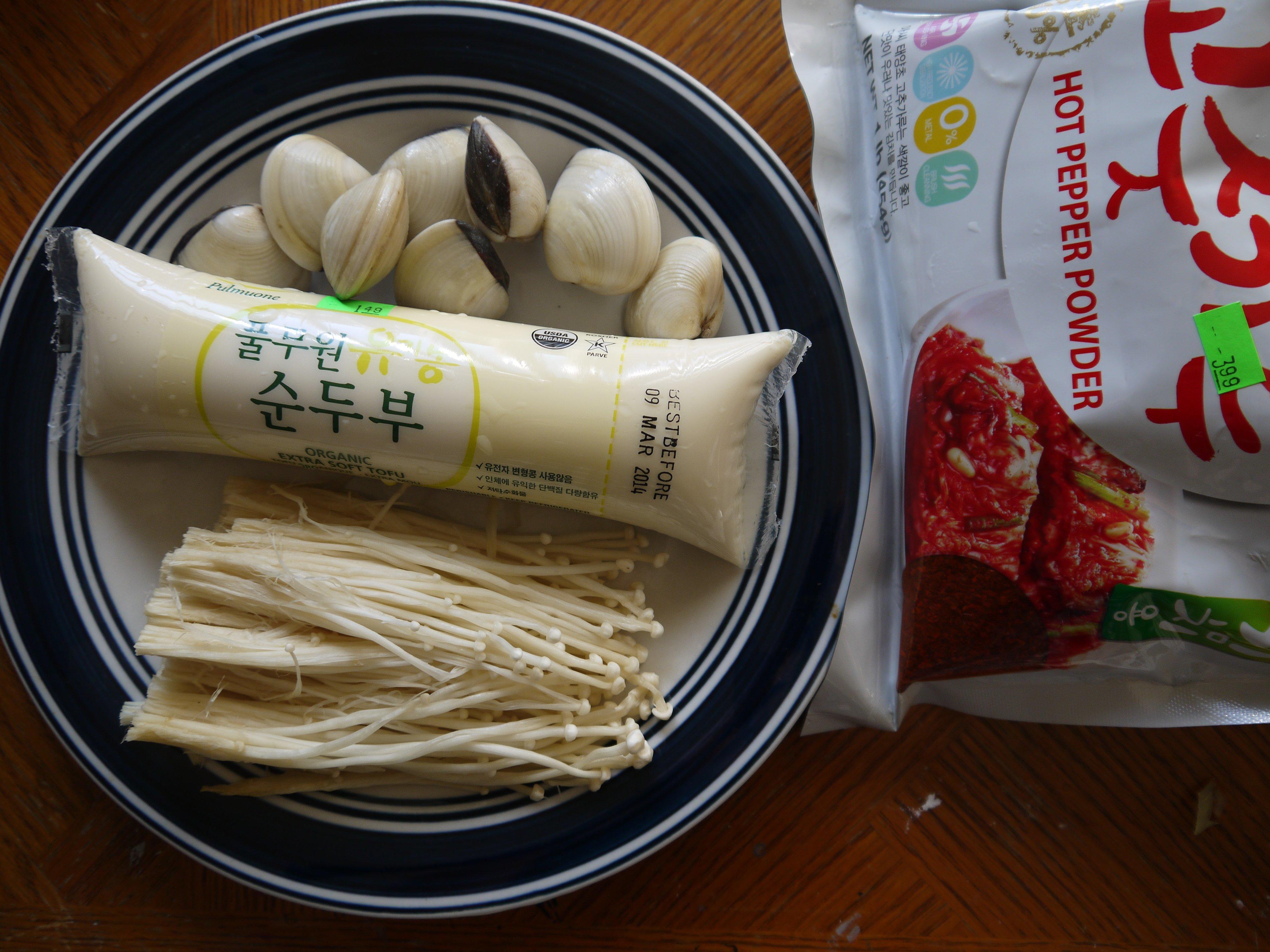 韓式豆腐湯 순두부 찌개 (附湯底做法)的做法 步骤4
