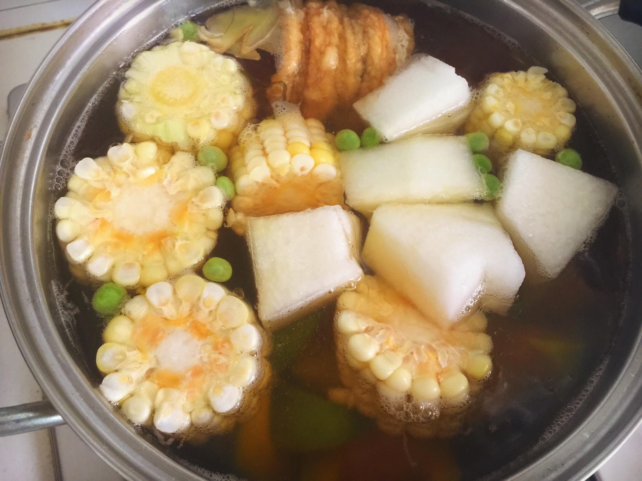 瘦身日式海鮮蔬菜鍋加泰式冬陰功的做法 步骤3