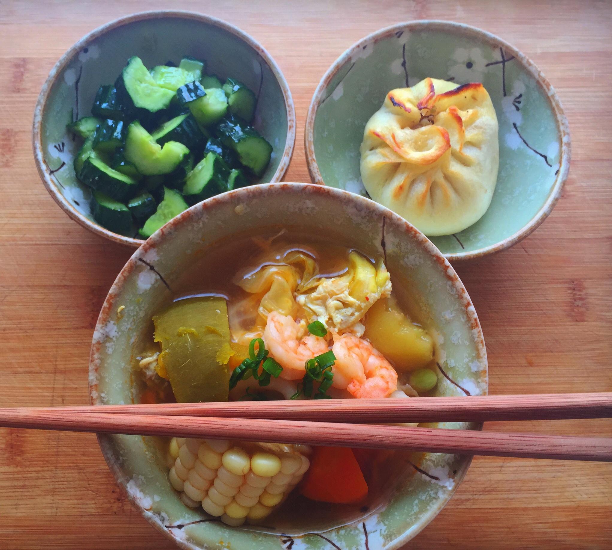瘦身日式海鮮蔬菜鍋加泰式冬陰功的做法 步骤8