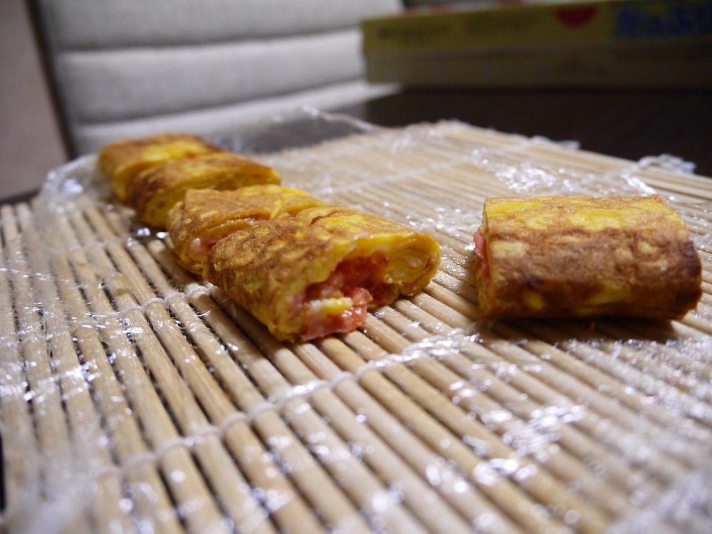 日式玉子燒(明太子乳酪內陷)的做法 步骤6