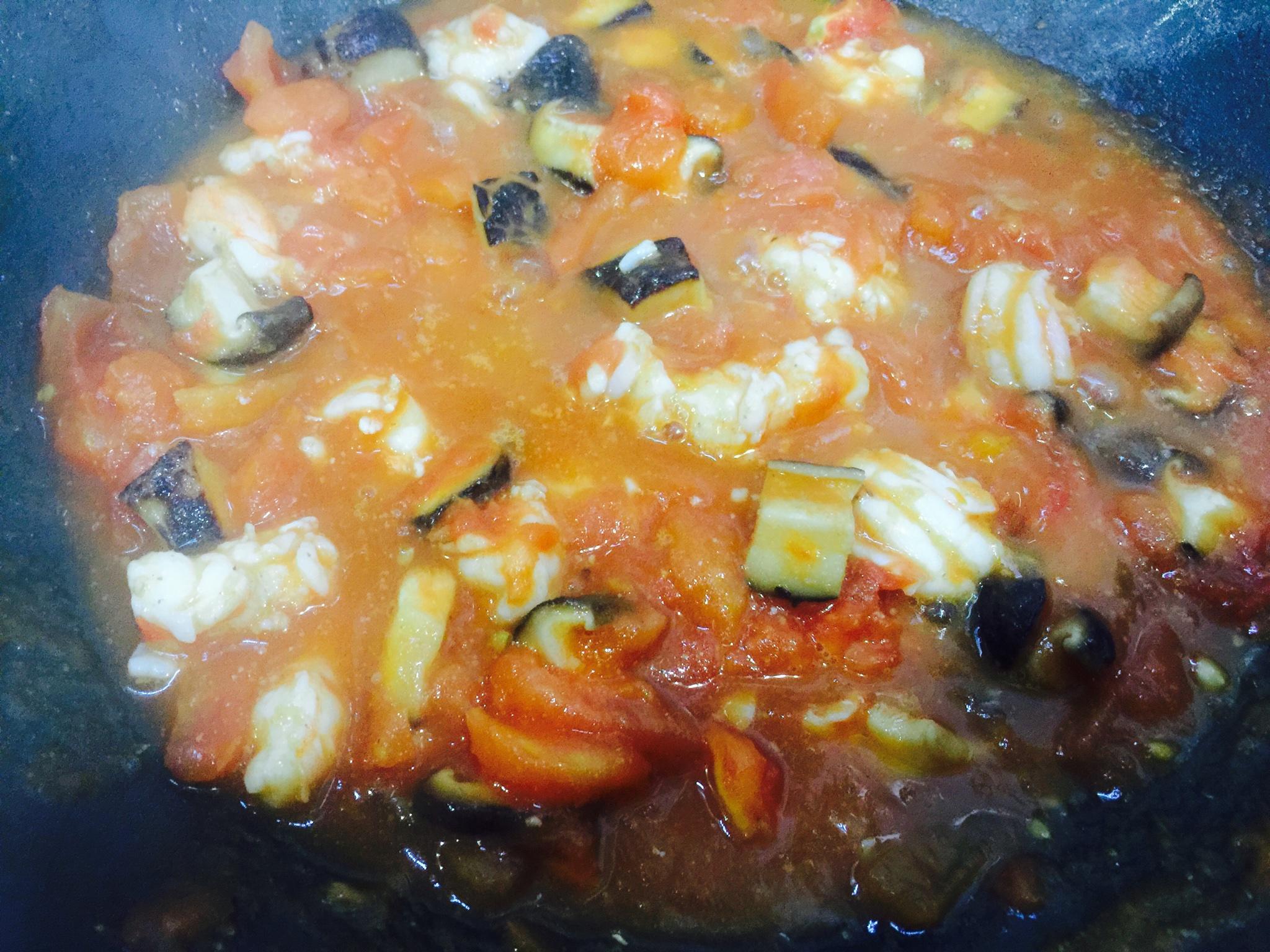海蝦番茄雞蛋冬菇燴飯—簡易快手營養晚餐的做法 步骤6