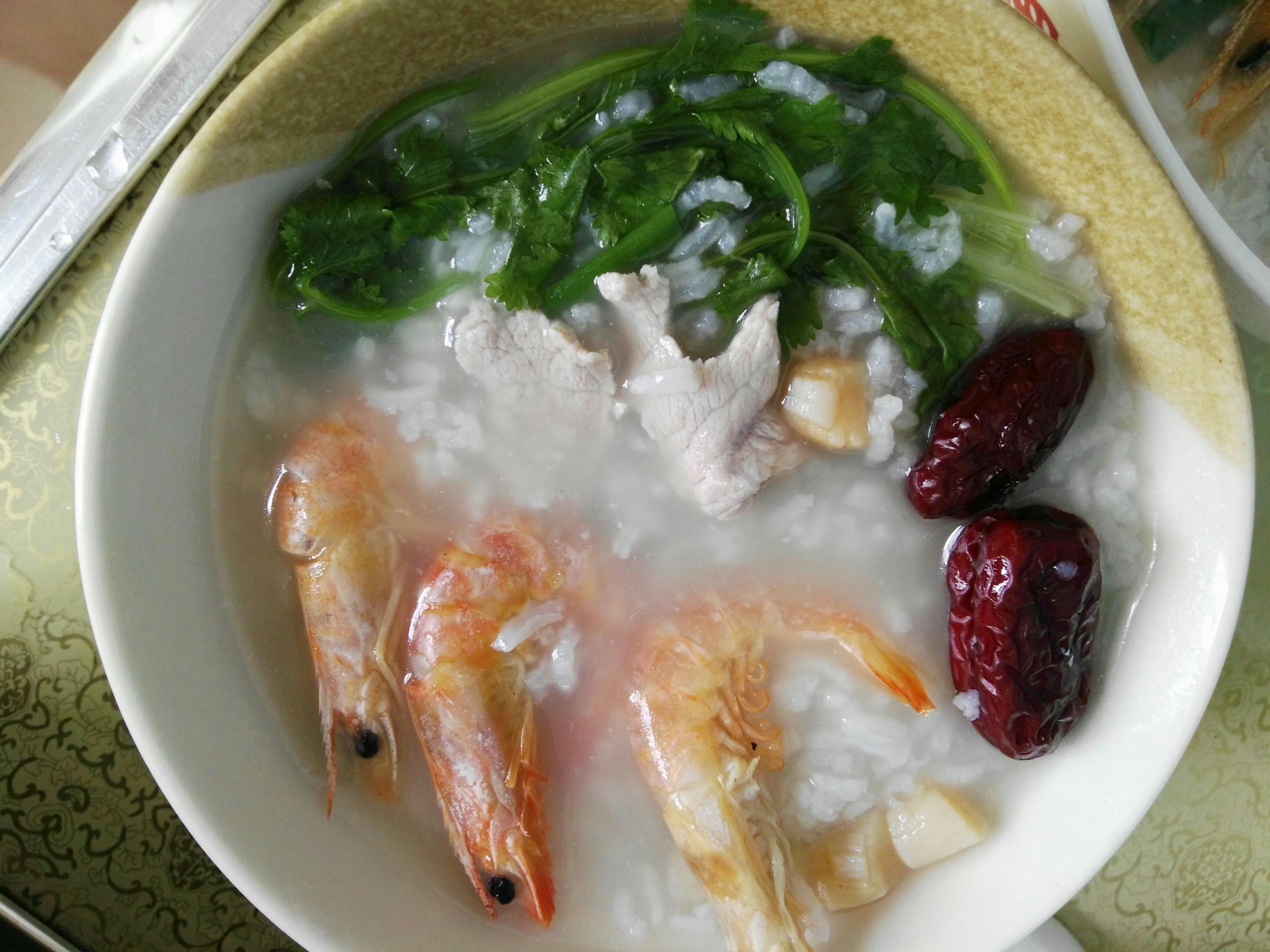 海蝦乾瑤柱瘦肉粥的做法 步骤1