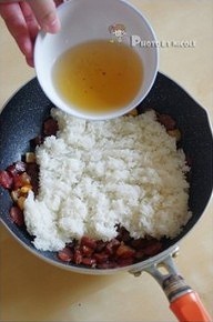 生炒臘味糯米飯的做法 步骤6