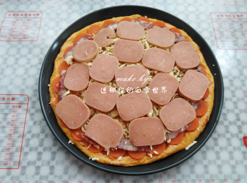 南瓜幹蝦健康披薩的做法 步骤13