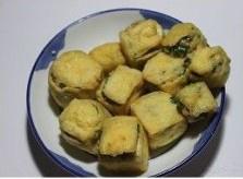 韭菜火腿釀油豆腐的做法 步骤6