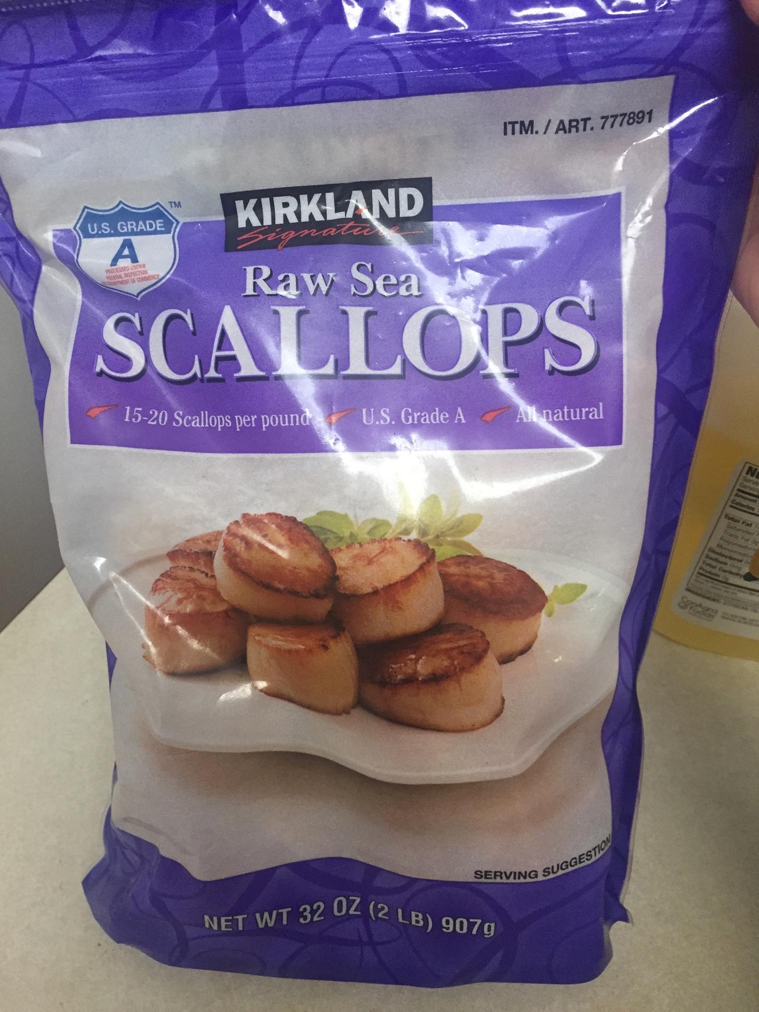 Costco食材之香煎鮮貝 scallop的做法 步骤1