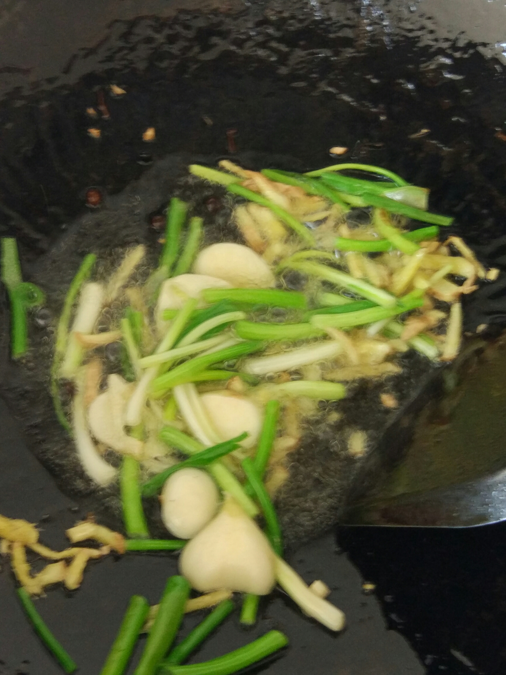 河蚌肉燒青菜薹的做法 步骤7
