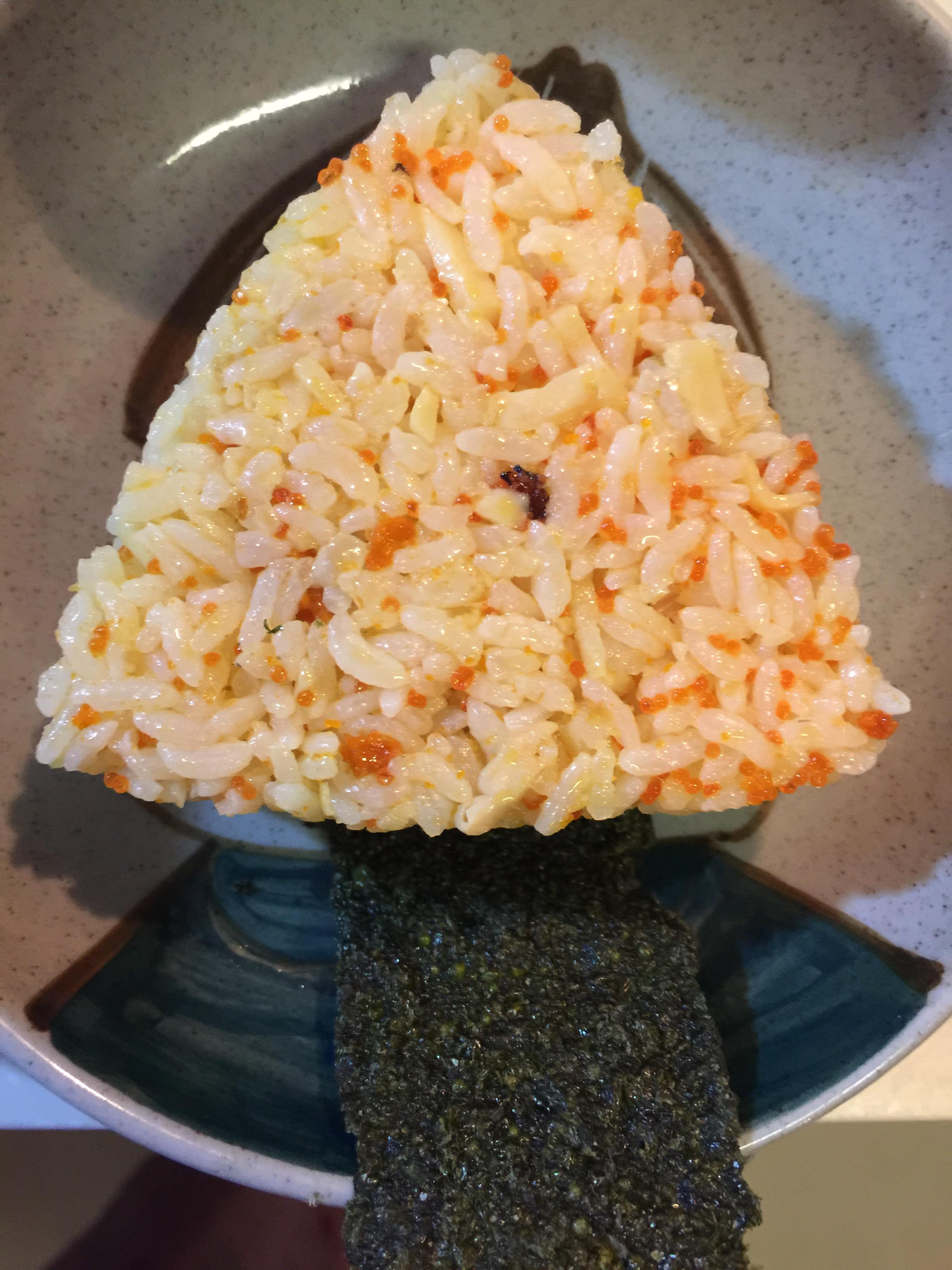 蟹黃三角壽司的做法 步骤1