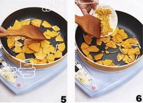 鹹蛋黃炒南瓜的做法 步骤4