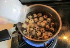 口蘑鵪鶉蛋燒肉的做法 步骤1