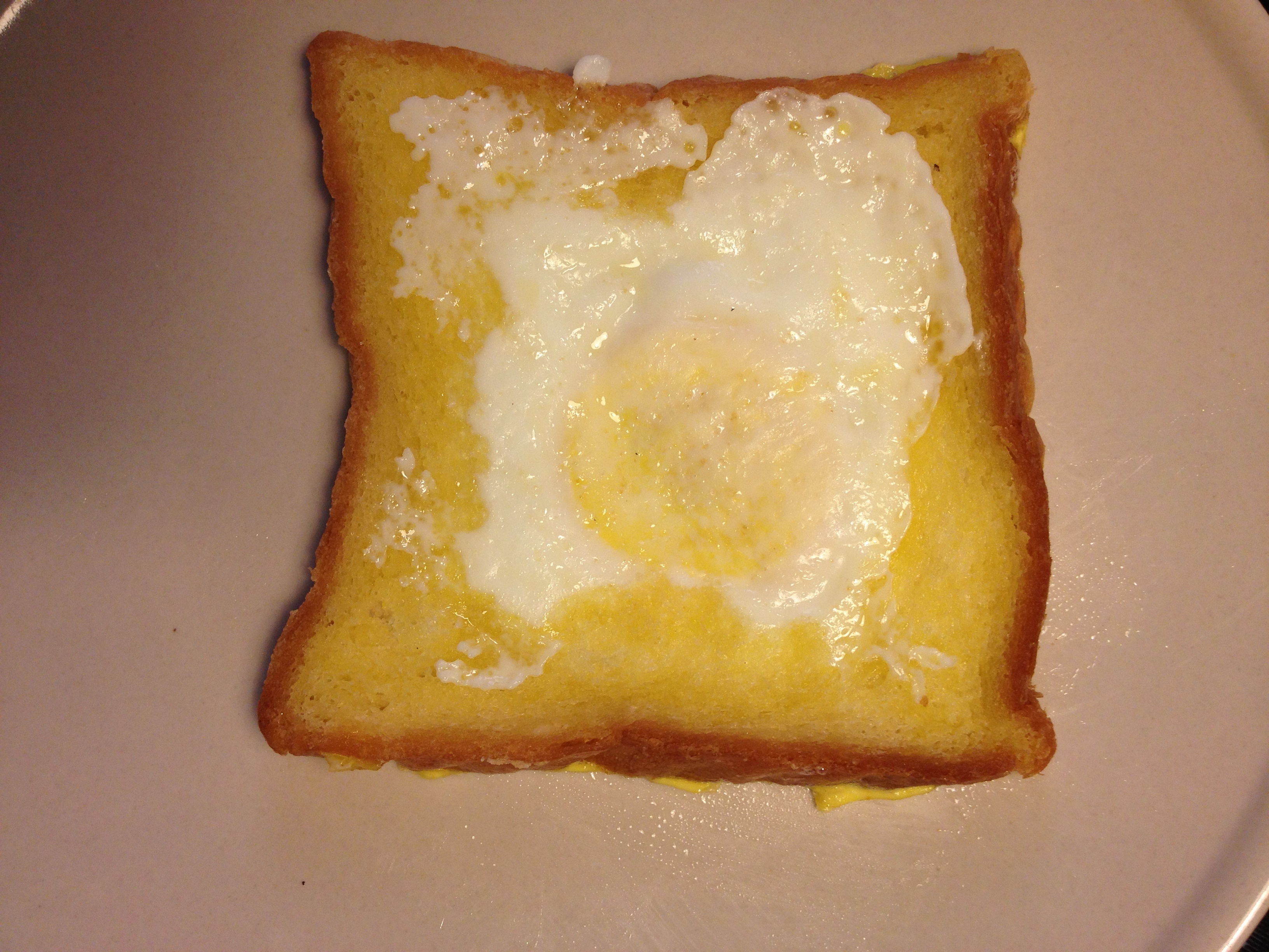 黃油 麪包 煎蛋的做法 步骤7
