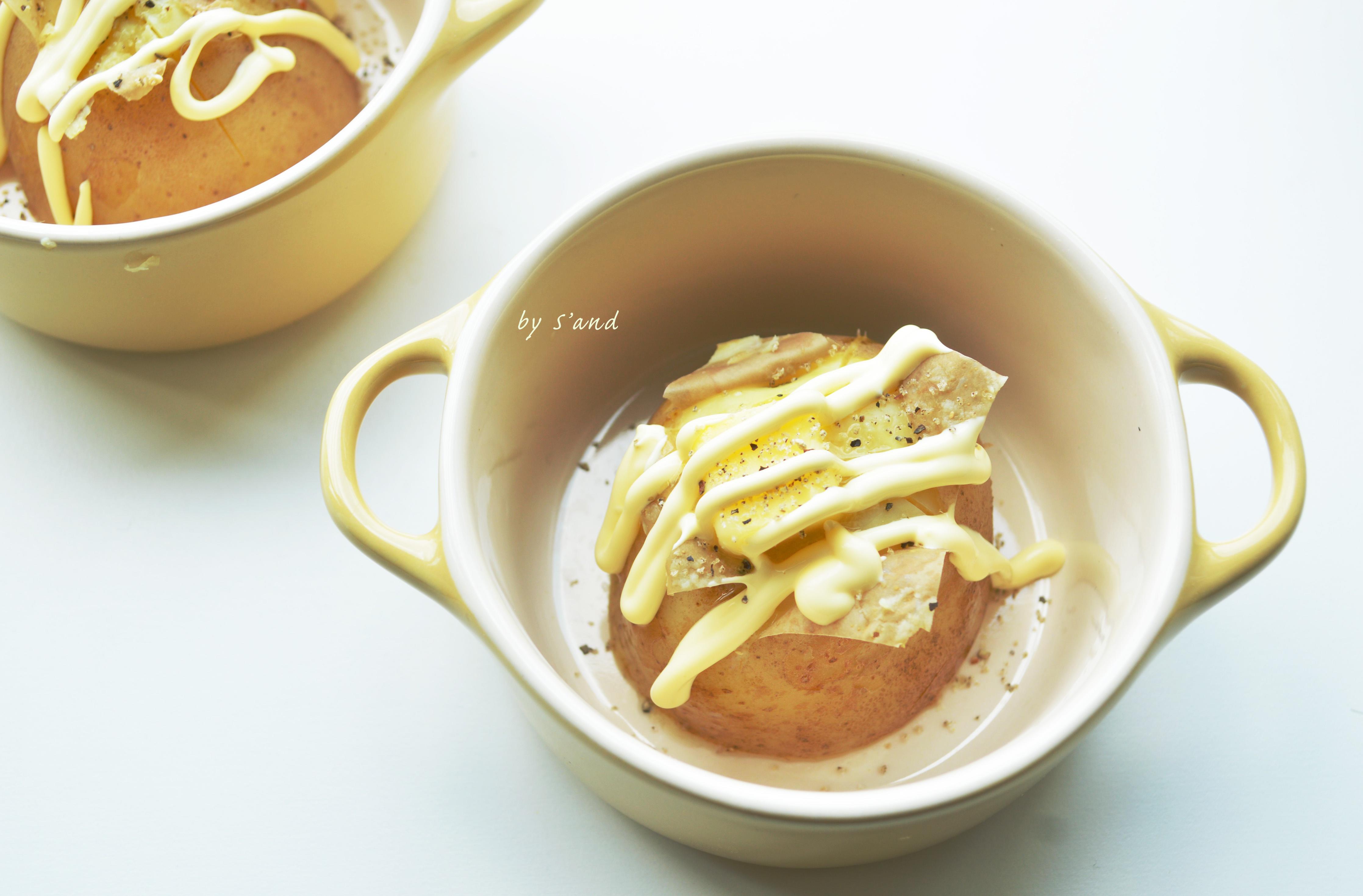 日式屋臺的黃油土豆——じゃがバター的做法 步骤4