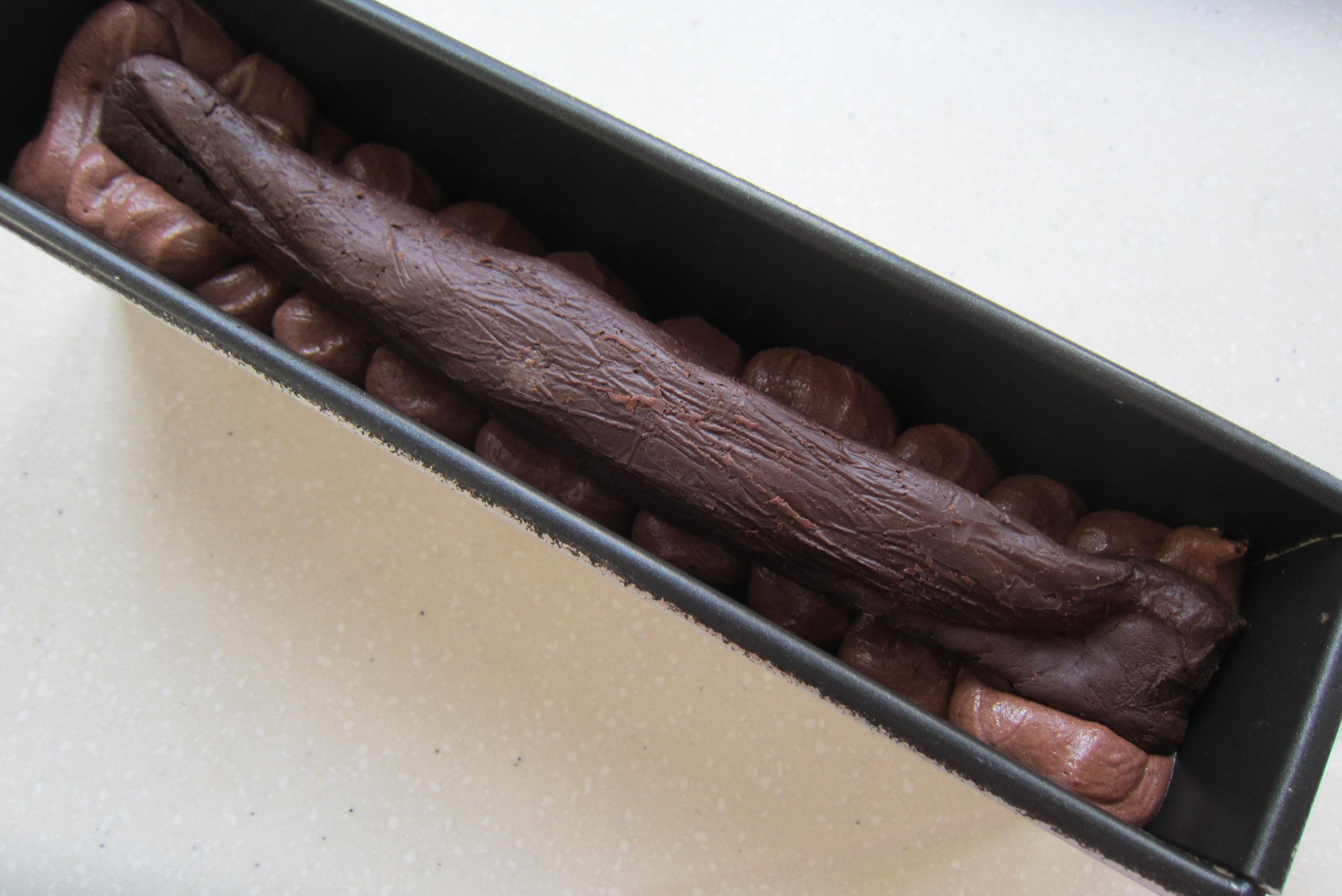 巧克力夾心磅蛋糕的做法 步骤15