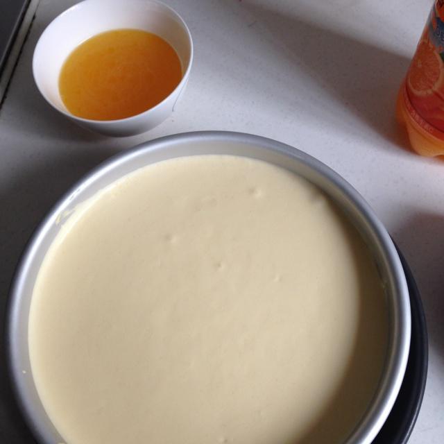 芒果酸奶慕斯加鏡面 （8寸）的做法 步骤7