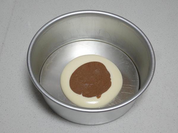 斑馬紋酸奶蛋糕的做法 步骤24