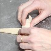 牛角麪包Croissant（麪包機＋手工）的做法 步骤15
