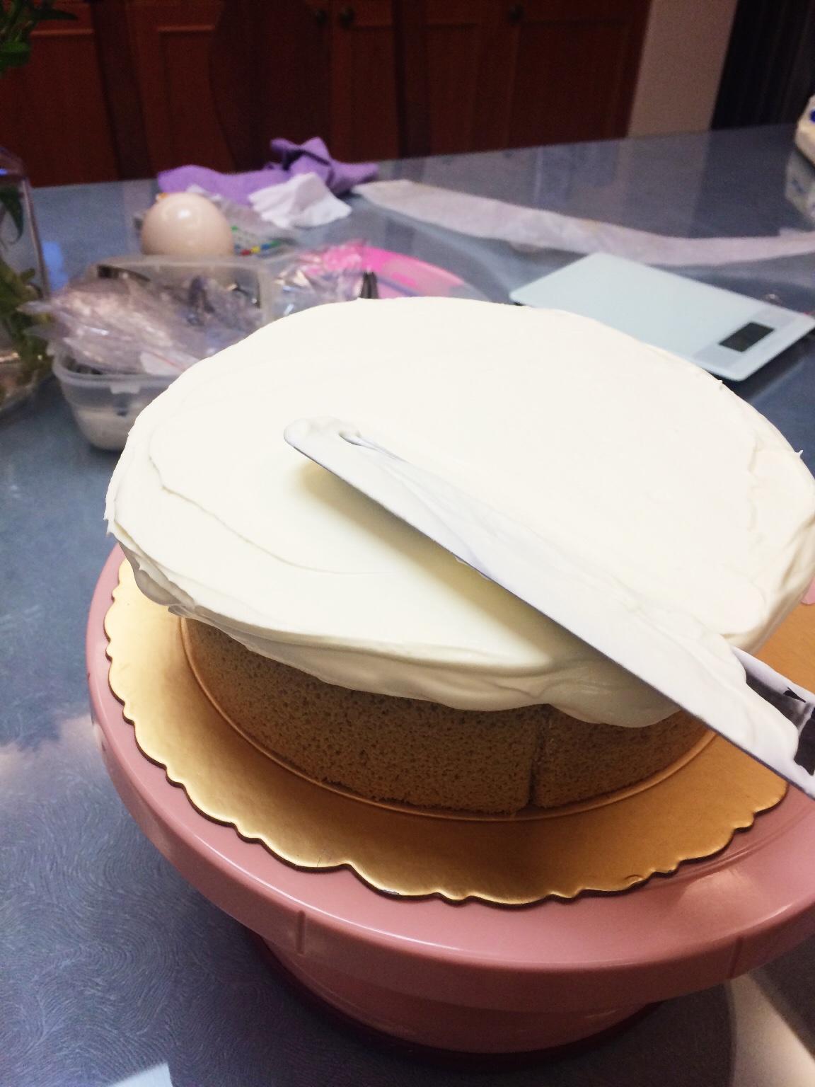 摩卡漩渦樹樁造型蛋糕卷的做法 步骤35