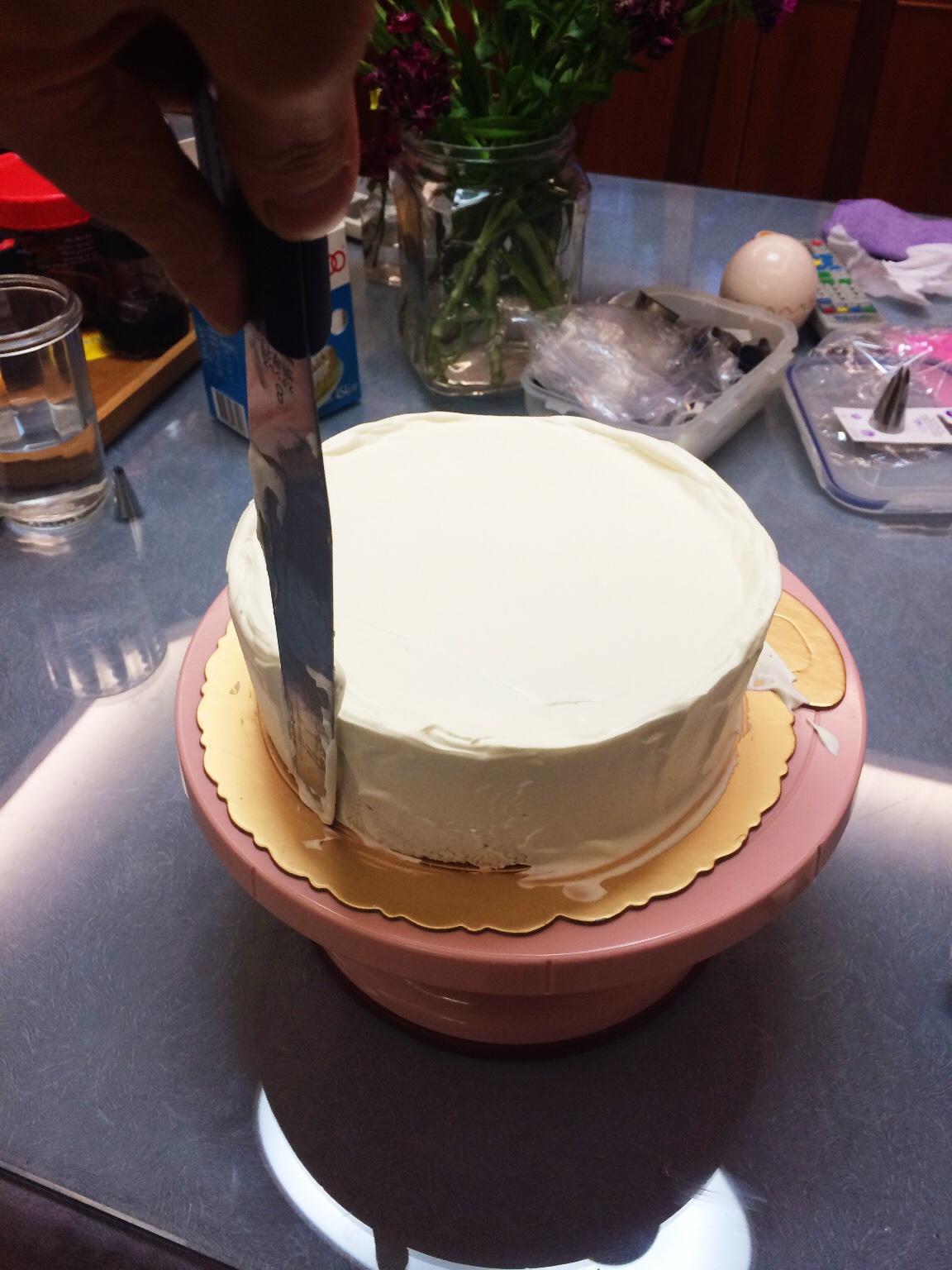 摩卡漩渦樹樁造型蛋糕卷的做法 步骤37
