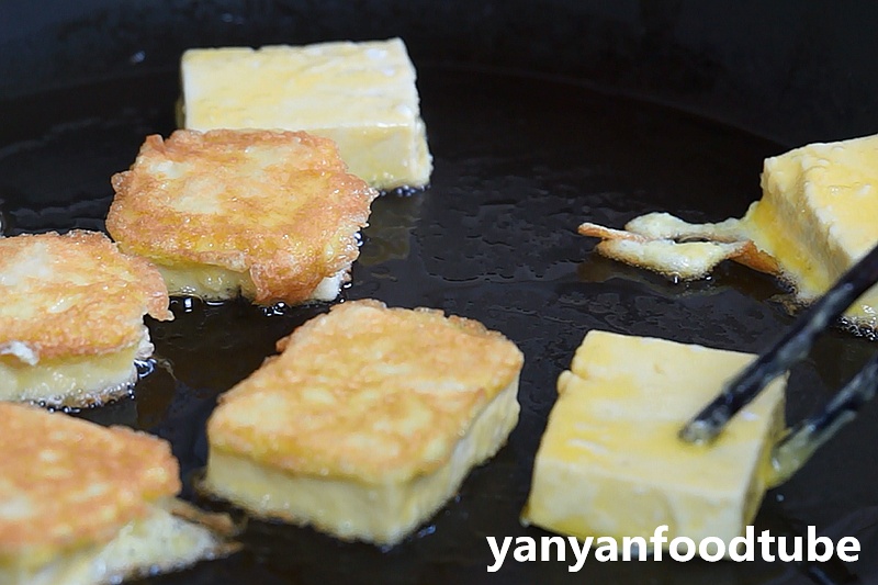 韓式煎豆腐 Side Dish Tofu的做法 步骤5