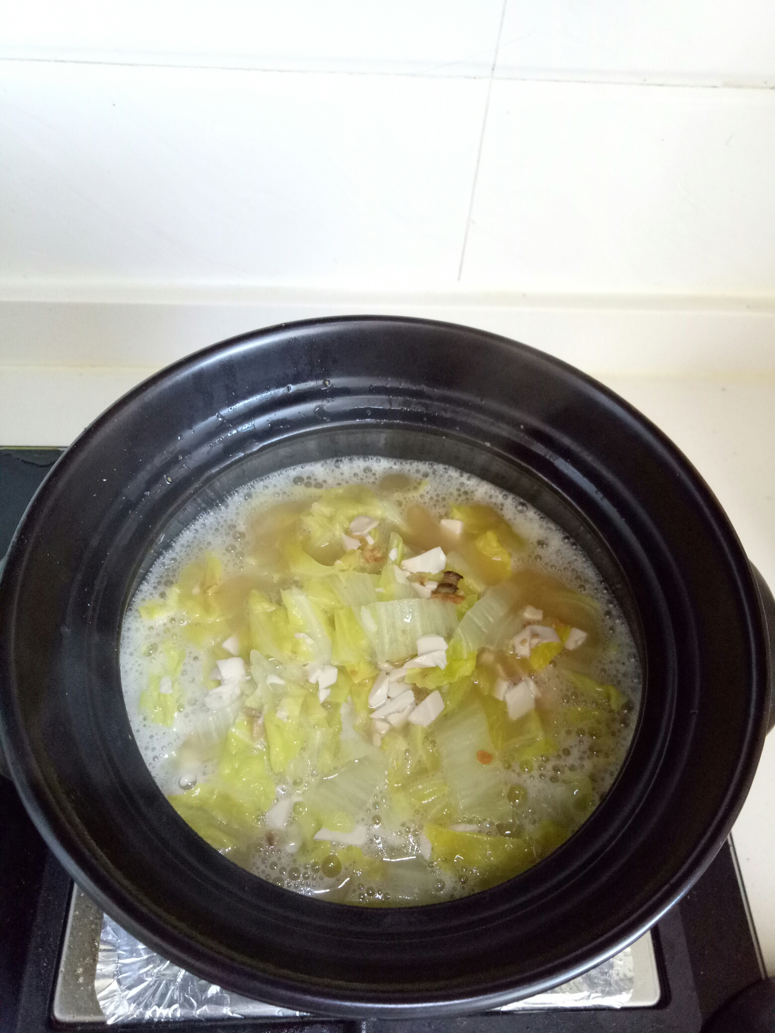 海鴨蛋白菜湯的做法 步骤7
