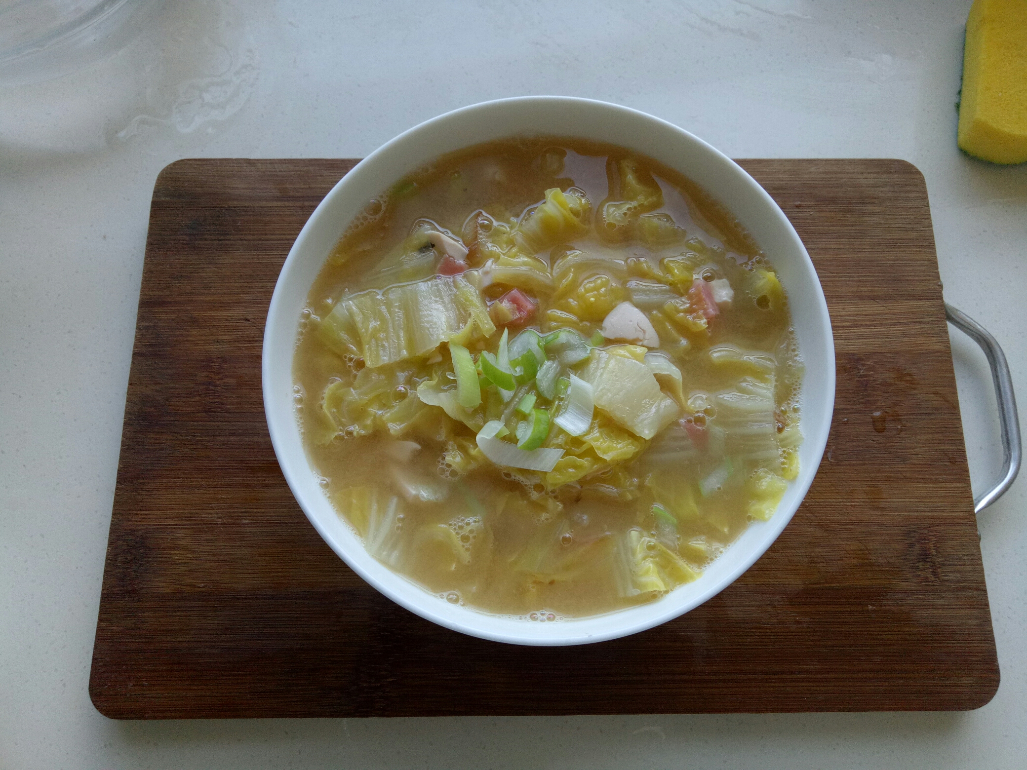 海鴨蛋白菜湯的做法 步骤10