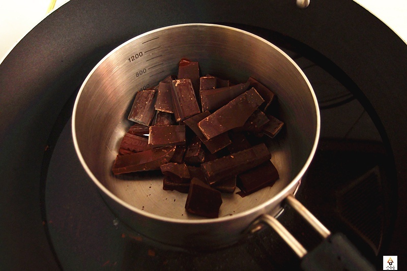 純素黑巧克力雙層餅乾（Vegan Dark Chocolate Shortbread)的做法 步骤2