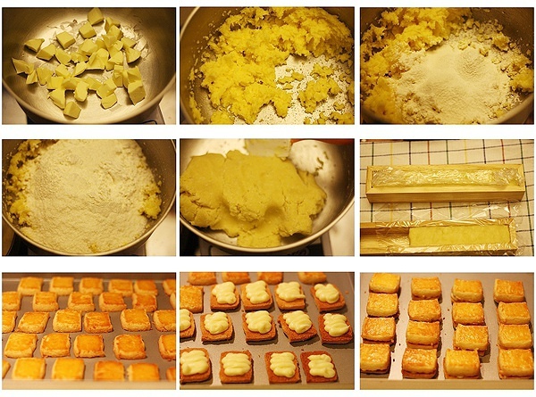 乳酪奶油夾心酥餅的做法 步骤1