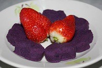 紫薯煉乳蜂蜜糕的做法 步骤4
