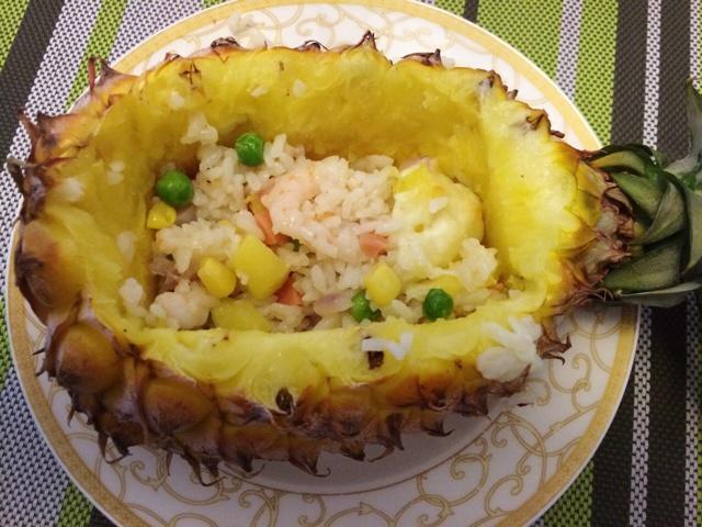 馬蘇裏拉芝士奶油菠蘿焗飯的做法 步骤11