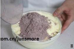 黑白巧克力蛋糕卷的做法 步骤8