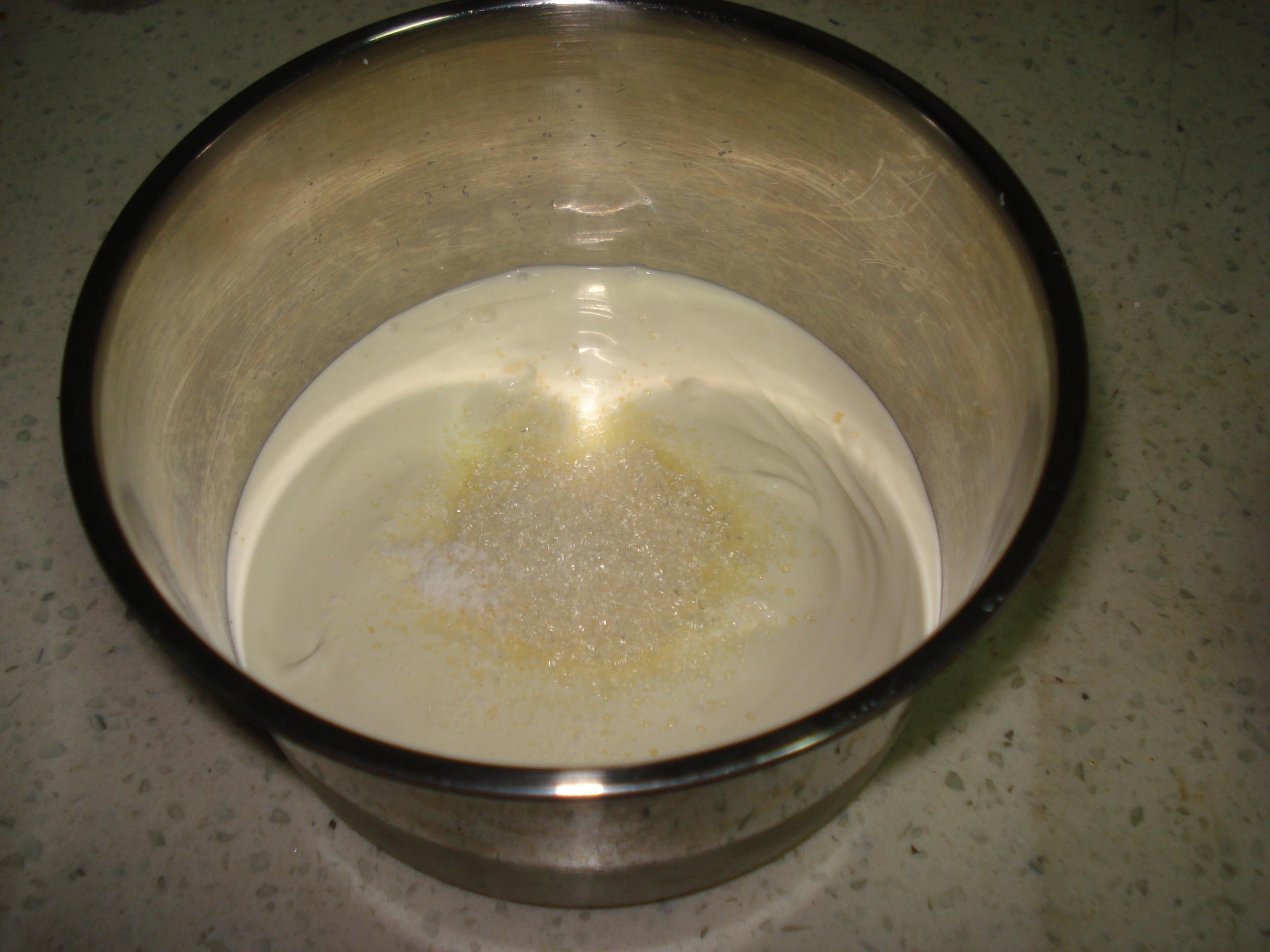 自制酸奶油-重乳酪蛋糕重要配料的做法 步骤2