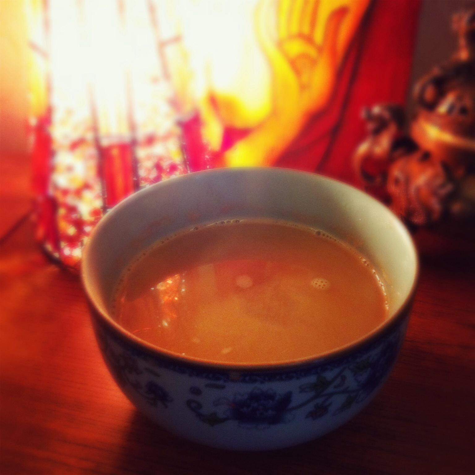 豆漿機十分鐘酥油茶（藏式甜茶版）的做法 步骤4