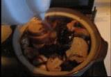 素雞蘑菇排骨煲的做法 步骤7