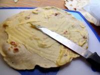 麪粉tortillas＋火腿乳酪卷的做法 步骤9