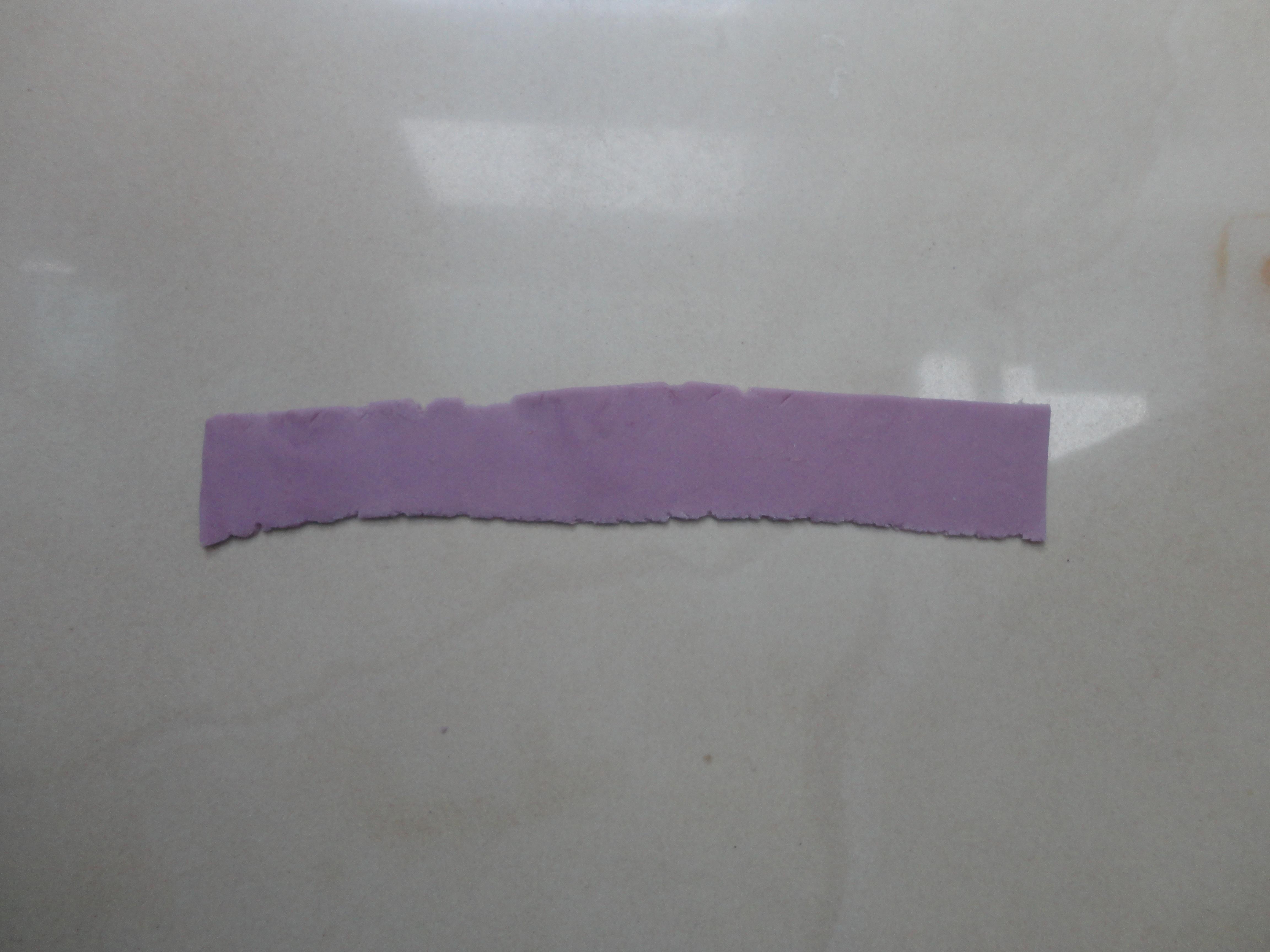 麪粉手工之紫薯花的做法 步骤3