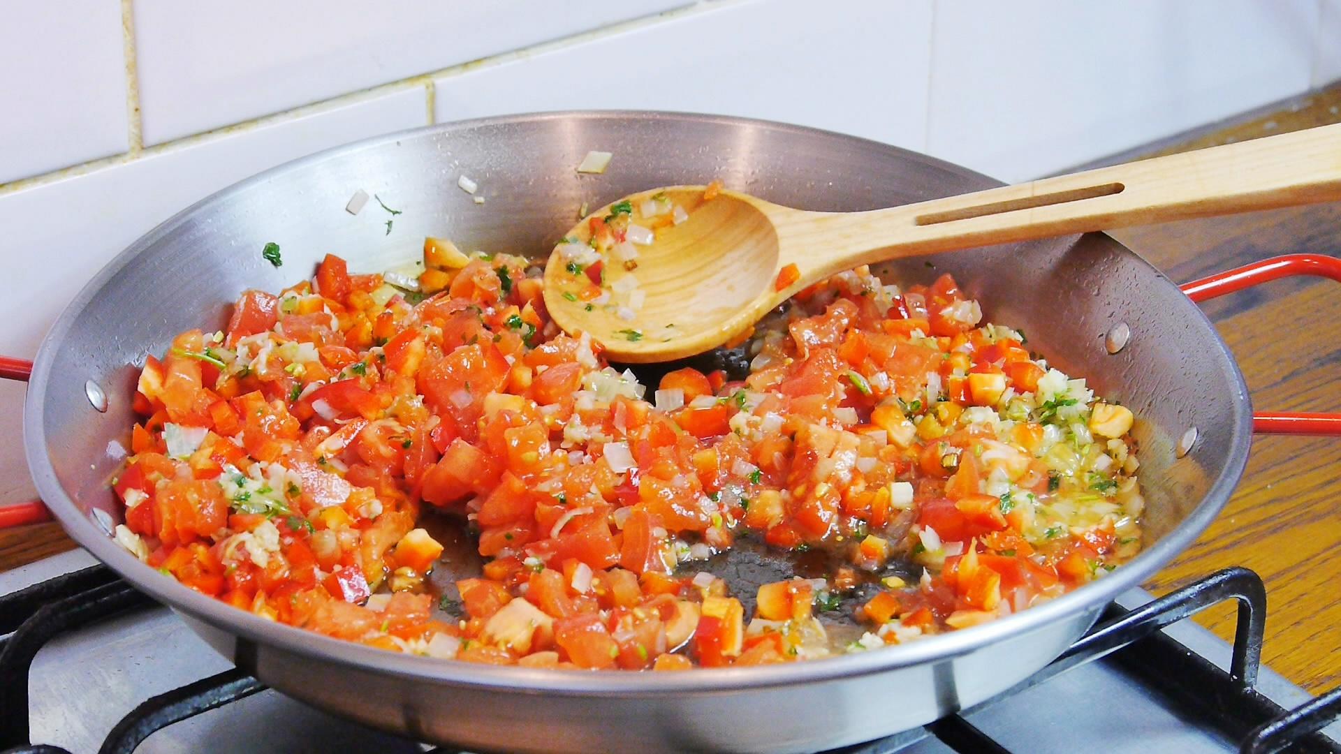 【曼食慢語】Seafood Paella 西班牙海鮮飯的做法 步骤12