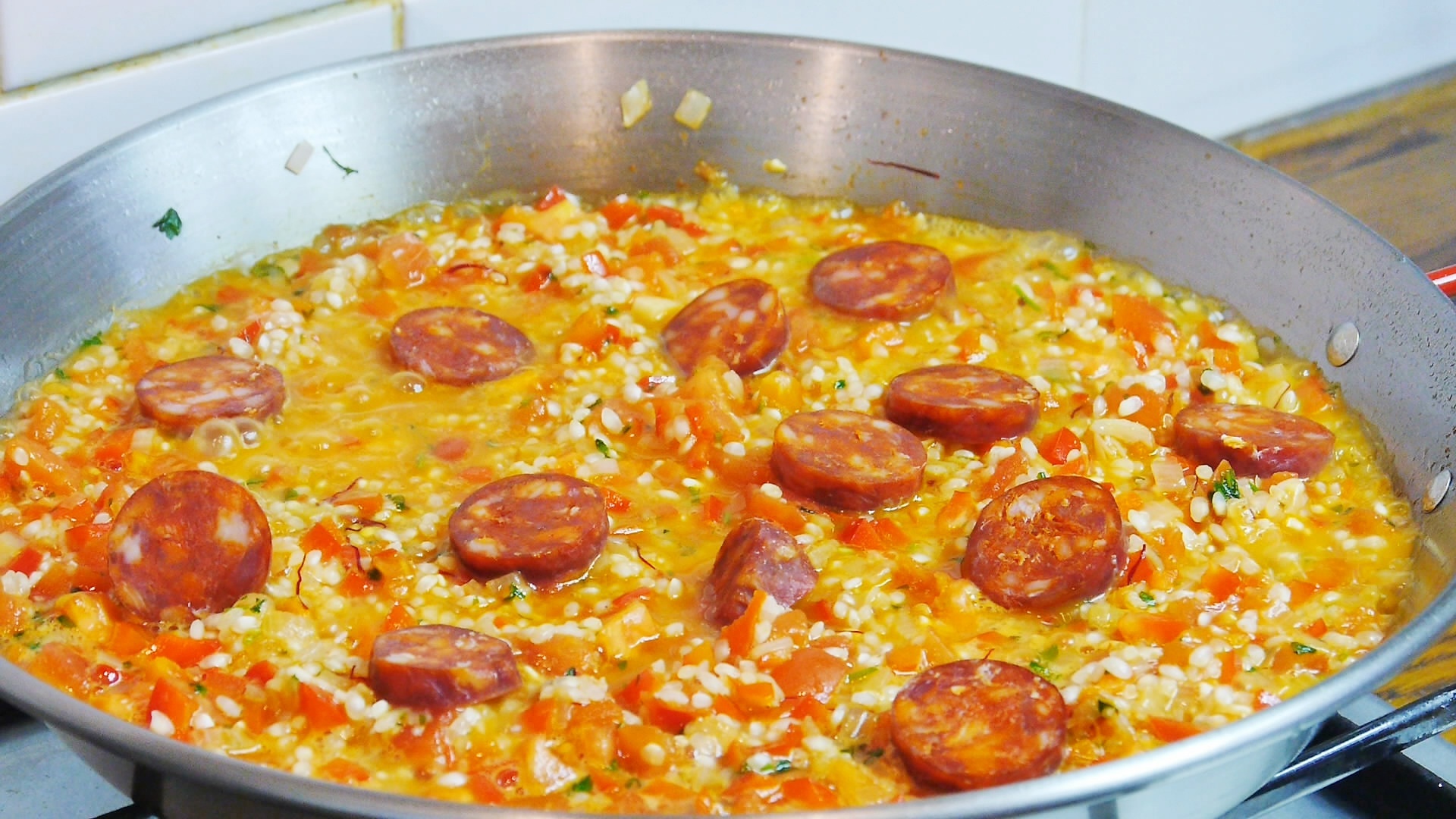 【曼食慢語】Seafood Paella 西班牙海鮮飯的做法 步骤15