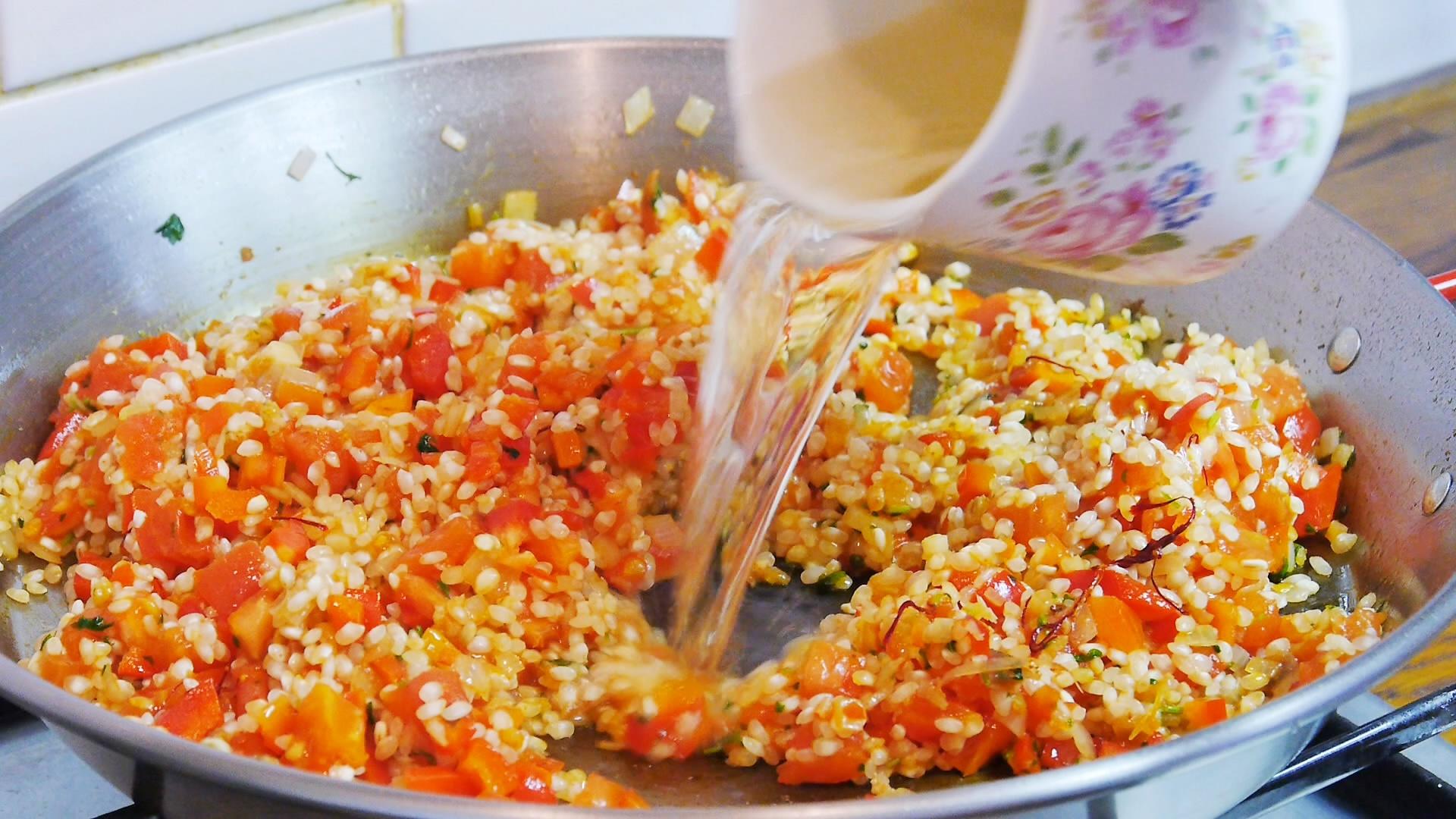【曼食慢語】Seafood Paella 西班牙海鮮飯的做法 步骤14