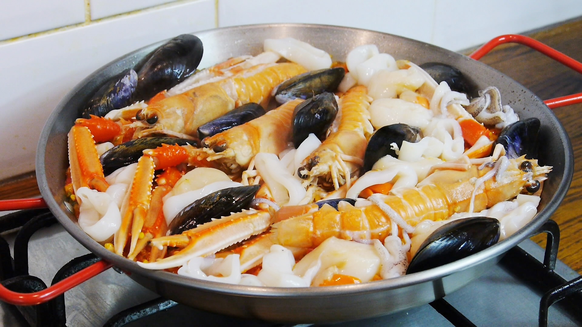 【曼食慢語】Seafood Paella 西班牙海鮮飯的做法 步骤18