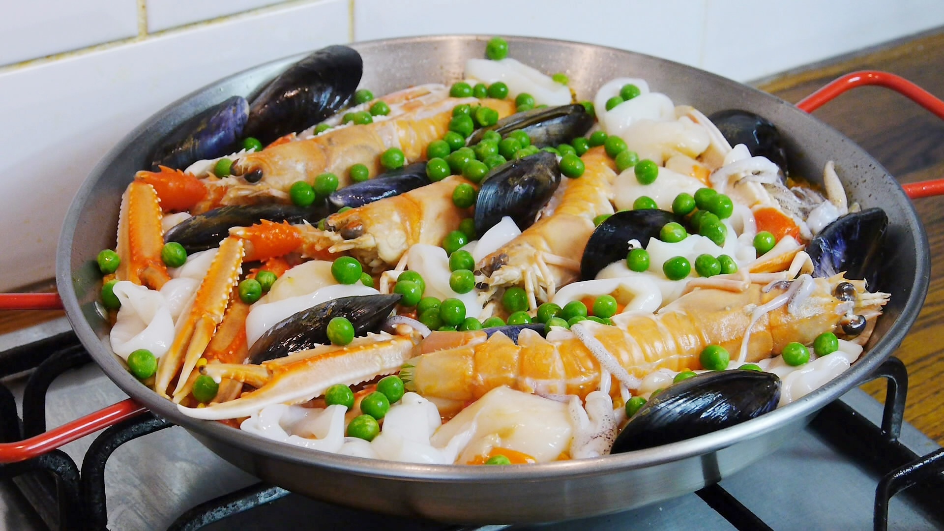 【曼食慢語】Seafood Paella 西班牙海鮮飯的做法 步骤19